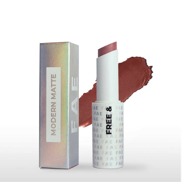 FAE Beauty Rose Brown Modern Matte Lipstick - Shade Awkward - Distacart