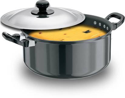 Hawkins Non-stick Cook n Serve Stewpot 24.6 cm Diameter 5 L with Lid (NST50) - Distacart