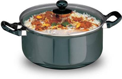 Hawkins Non-stick Stewpot 26 cm Diameter 5 L with Glass Lid (NST50G/Q37) - Distacart