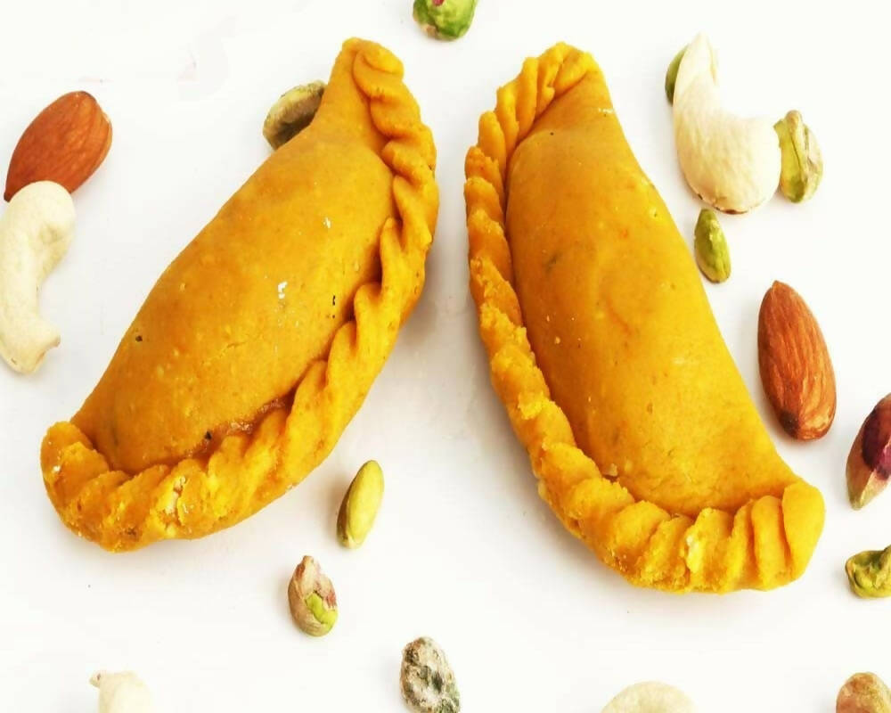 Ghasitaram Sugarfree Mawa Kesar Gujiya - Distacart
