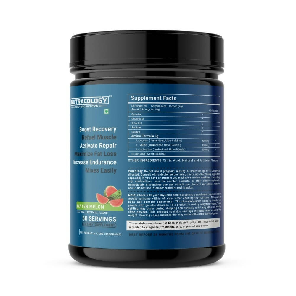 Nutracology Amino Purge BCAA 4:1:1 Ratio Performance Boost - Distacart