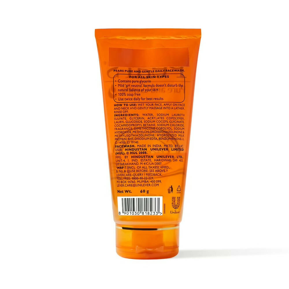 Pears Pure and Gentle Daily Cleansing Facewash - Mild Cleanser - Distacart