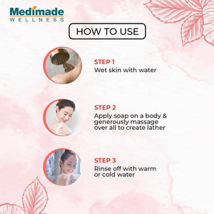 Medimade Wellness Pink Rose Premium Soap