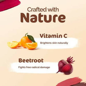 Mamaearth Nourishing Natural Lip Cheek & Eye Tint With Vitamin C & Beetroot-Beet Red - Distacart