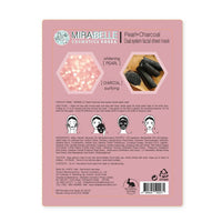 Thumbnail for Mirabelle Korea Pearl + Charcoal Dual System Facial Sheet Mask - Distacart