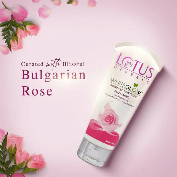 Lotus Herbals Whiteglow Advanced Pink Glow Face Masque - Distacart
