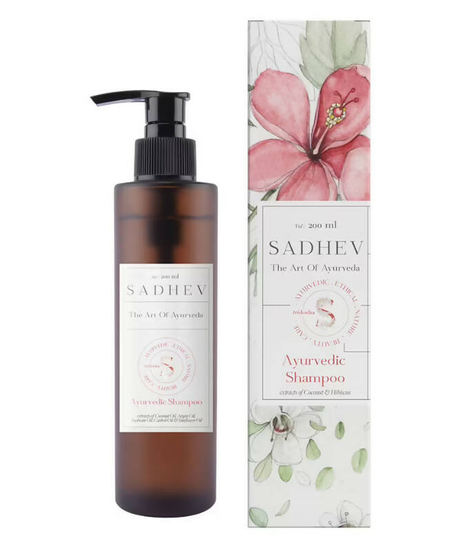 Sadhev Ayurvedic Shampoo - Coconut & Hibiscus - Distacart