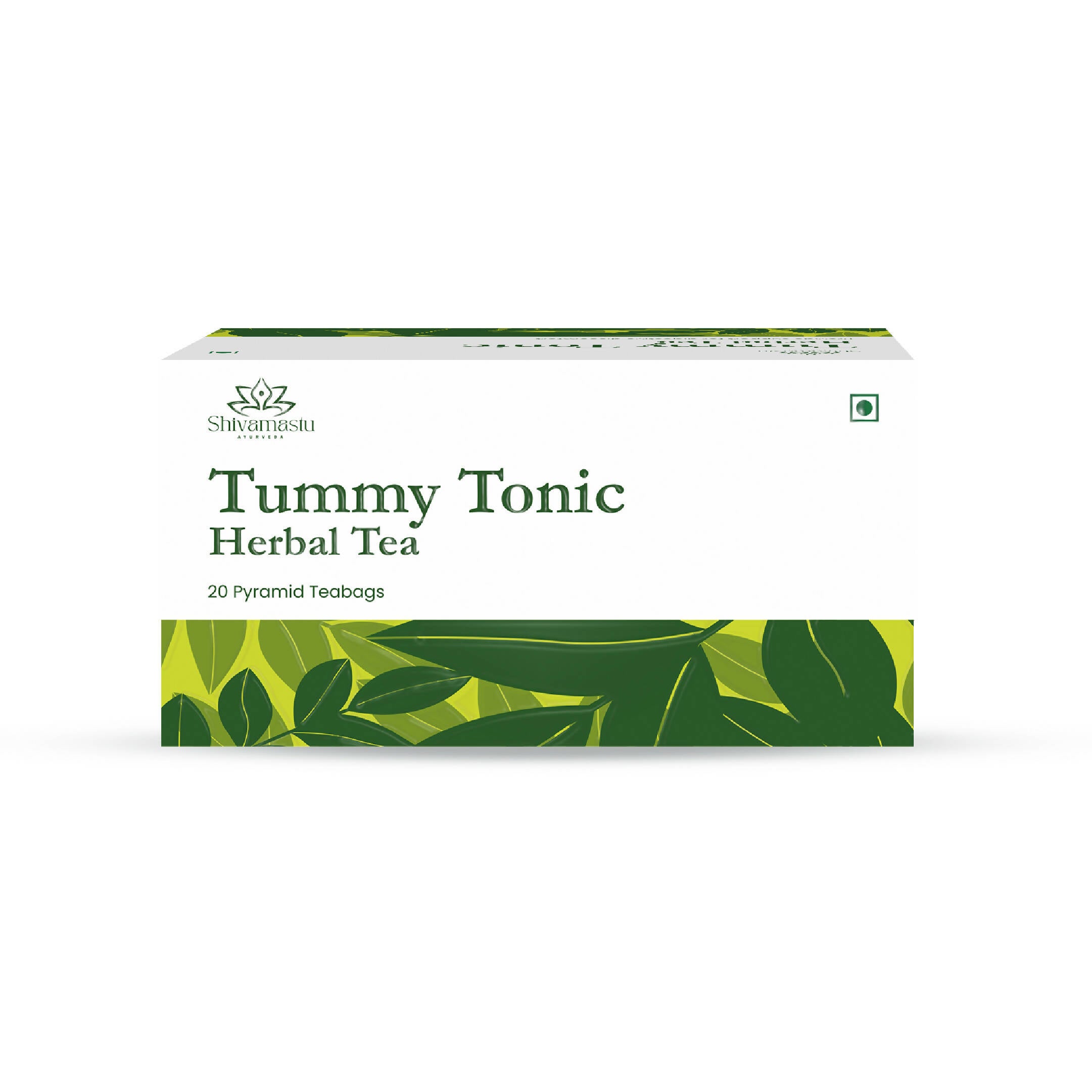 Shivamastu Ayurveda Tummy Tonic Herbal Tea - 20 Pyramid Teabags - Distacart