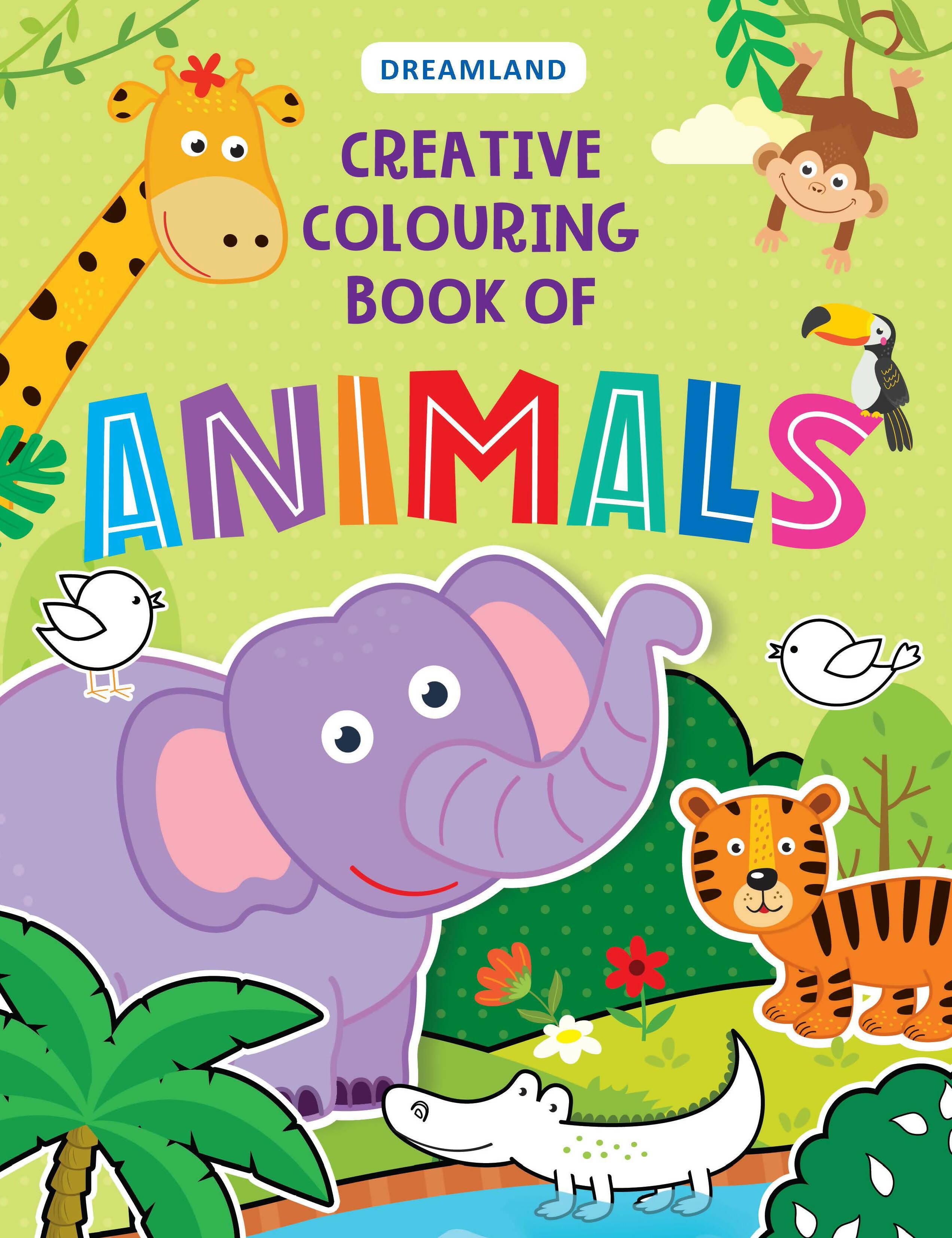 Dreamland Creative Colouring Book - Animals - Distacart