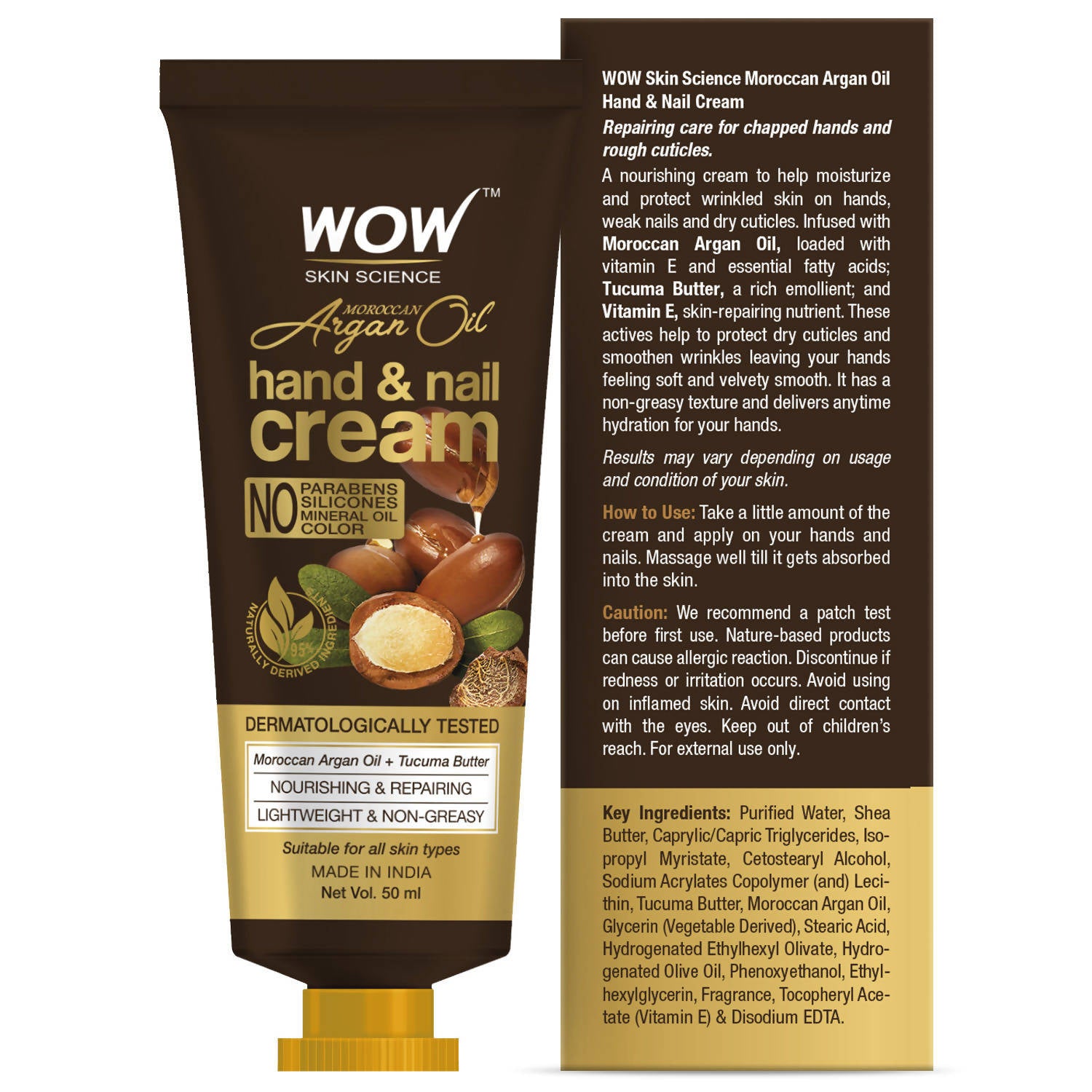 Wow Skin Science Moroccan Argan Oil Hand & Nail Cream