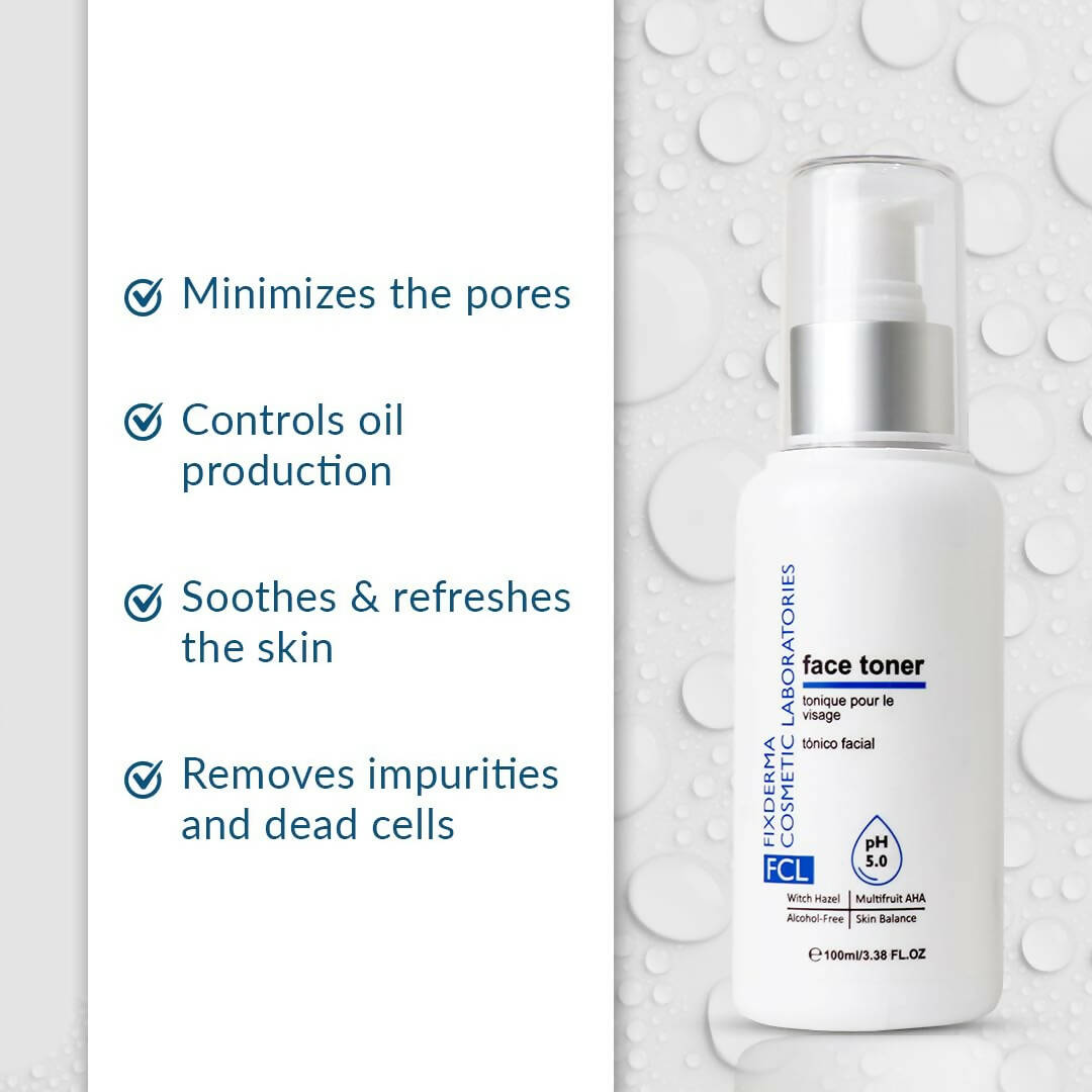 FCL Face Toner | Refreshes Skin, Minimizes Pores - Distacart