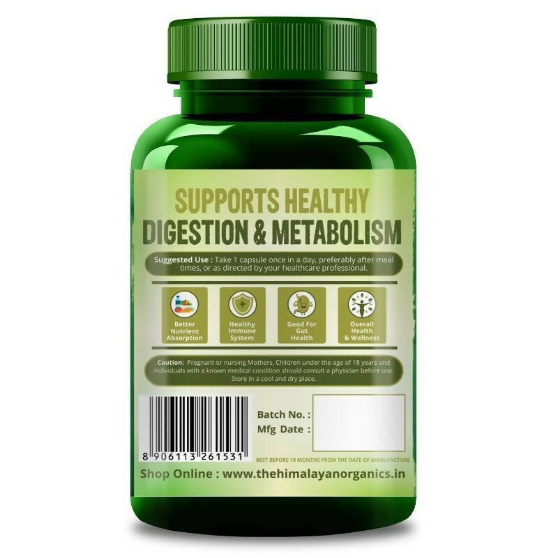 Himalayan Organics Plant Based Digestive Care Vegetarian Capsules - Distacart