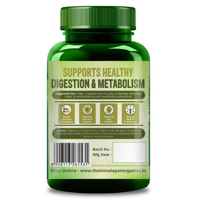 Himalayan Organics Plant Based Digestive Care Vegetarian Capsules - Distacart