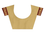 Thumbnail for Vamika Banarasi Silk Cream Weaving Saree