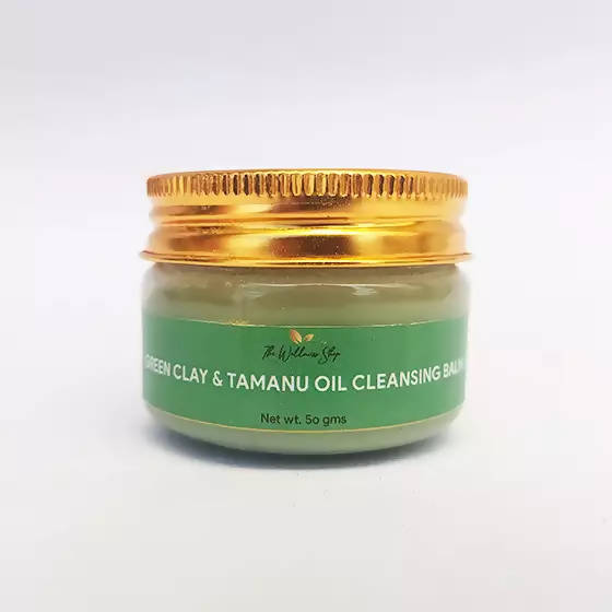 The Wellness Shop Green Clay And Tamanu Oil Cleansing Balm