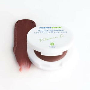 Mamaearth Nourishing Natural Lip Cheek & Eye Tint With Vitamin C & Cocoa-Coco Nude - Distacart