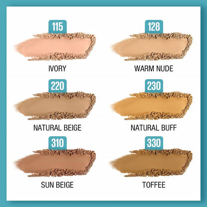 Maybelline New York Fit Me 12Hr Oil Control Compact, 115 Ivory (8 Gm) - Distacart