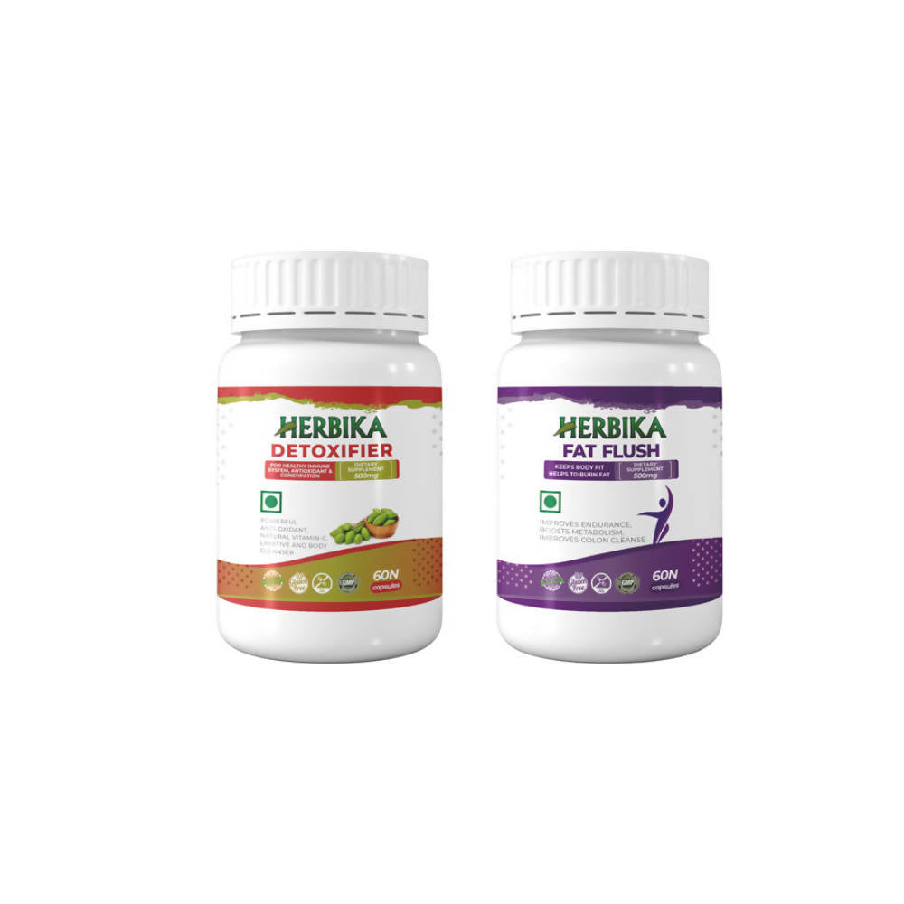 Herbika Fat Flush + Detoxifier Capsules - Distacart