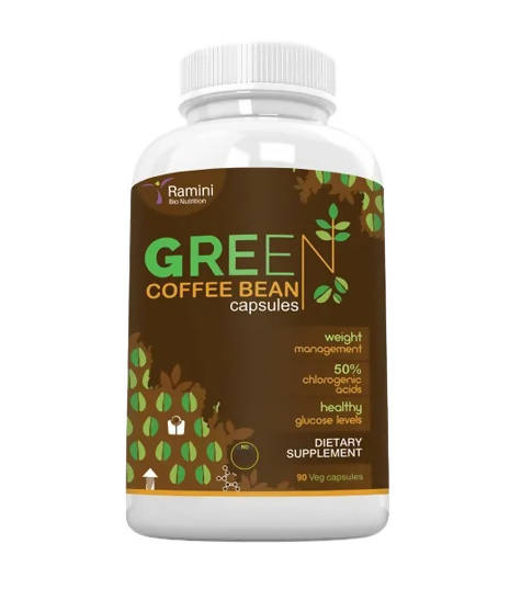 Ramini Bio Nutrition Green Coffee Bean Veg Capsules - Distacart