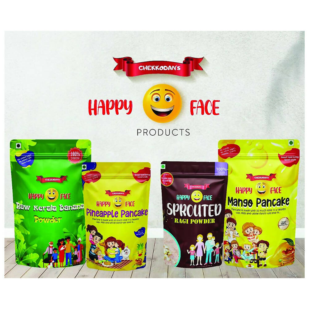 Happy Face Ready to Eat Pancake Powder For Kids with No Preservative & Gluten Free - Distacart