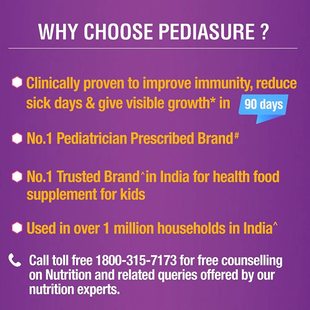 PediaSure Health and Nutrition Drink Powder (Kesar Badam)