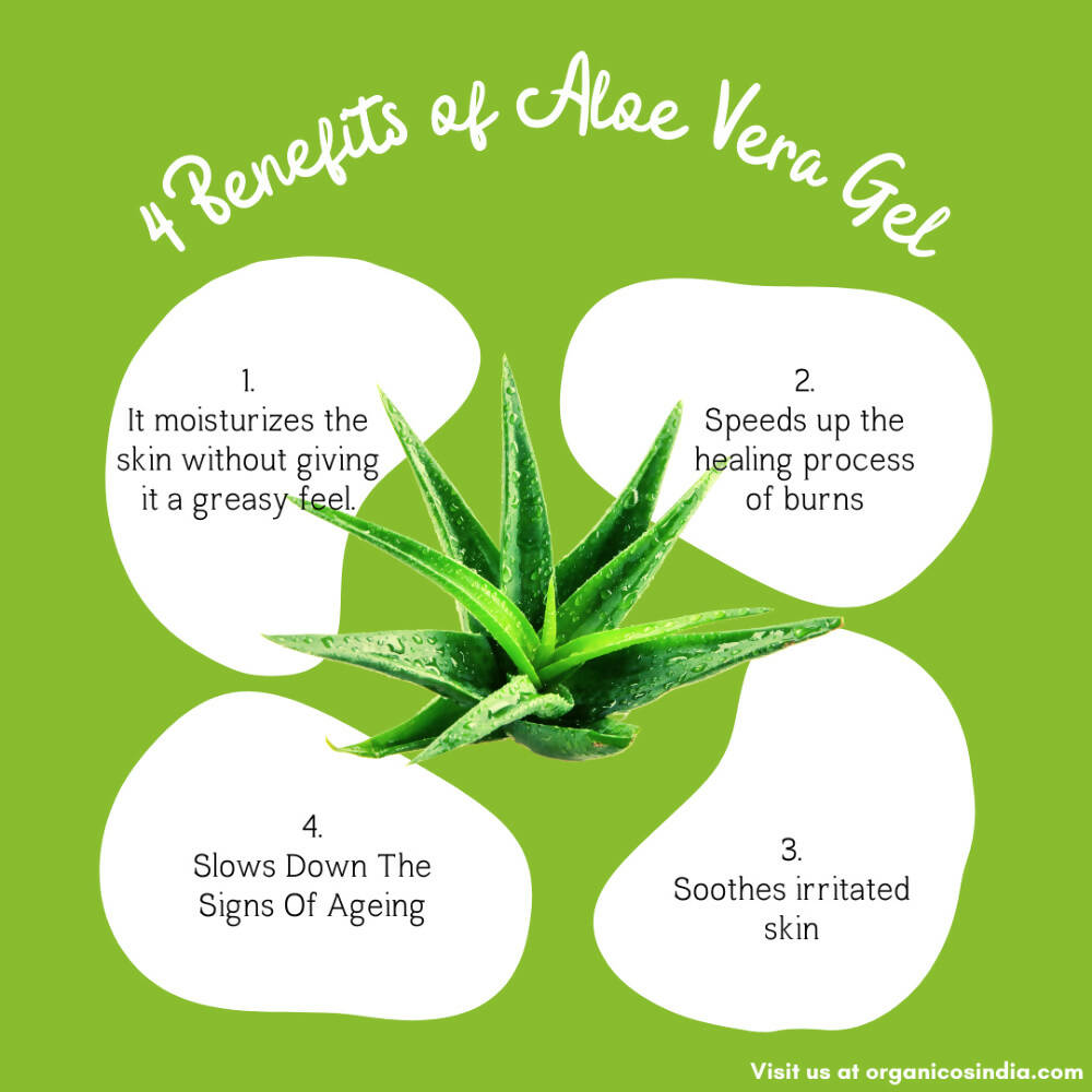 Organicos Aloevera Face Gel - Distacart