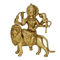 Thumbnail for Devlok Sherawali Maa Devi Brass Idol