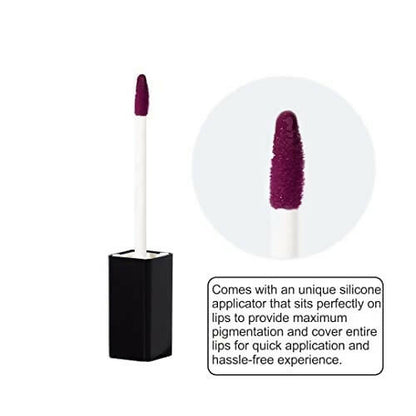 FLiCKA Set and Attack Liquid Matte Lipstick 13 Hot Ticket - Purple - Distacart