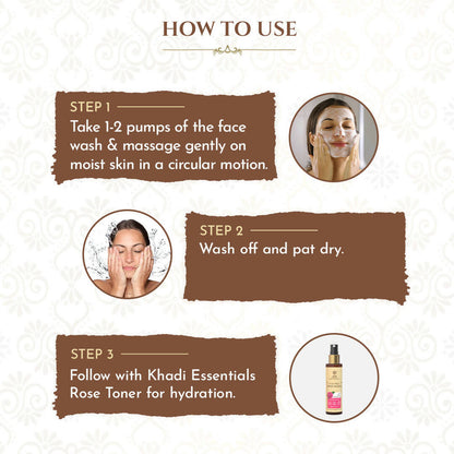 Khadi Essentials Activated Charcoal Face Wash - Distacart