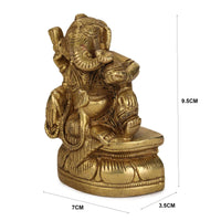 Thumbnail for Devlok Resting Ganesha Idol