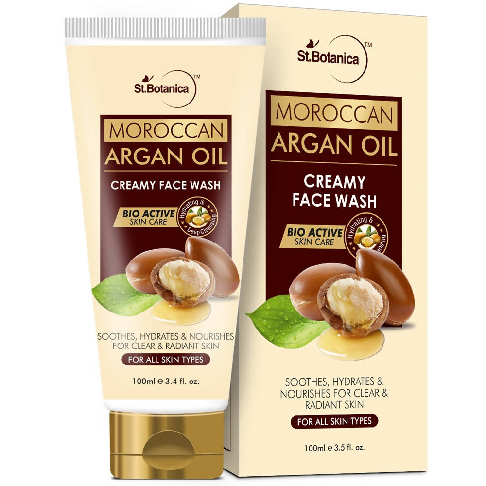 St.Botanica Moroccan Argan Oil Creamy Face Wash