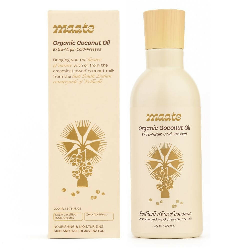 Maate Organic Coconut Oil | Extra Virgin Cold Pressed - Distacart
