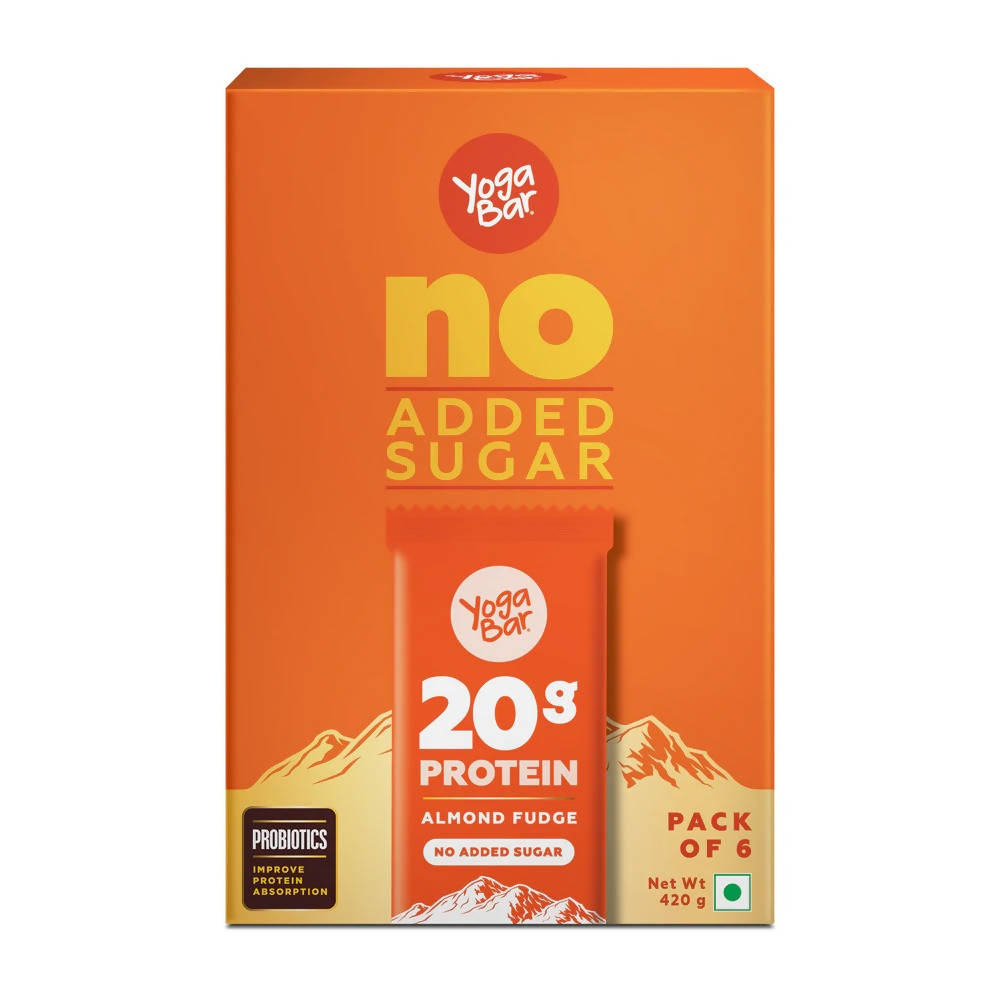 Yoga Bar Almond Fudge No Added Sugar Protein Bars