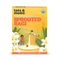 Thumbnail for Tots and Moms Organic Sprouted Ragi Porridge Mix - Distacart