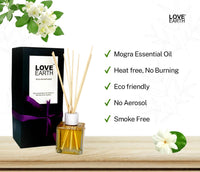 Thumbnail for Love Earth Reed Diffuser- Mogra - Distacart