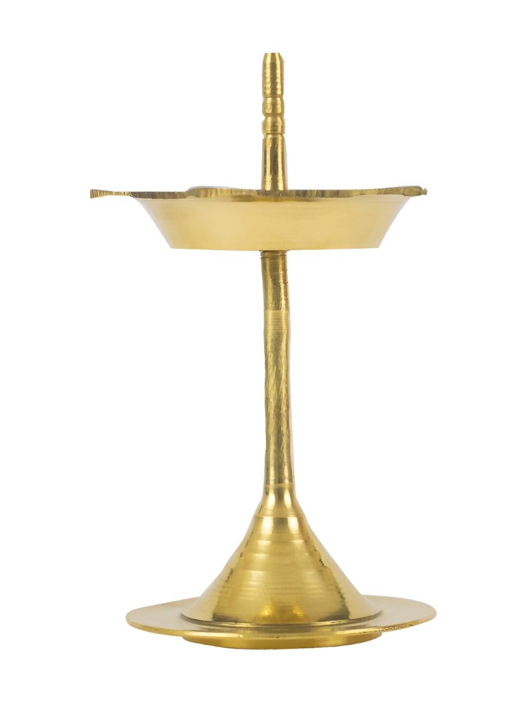 Spillbox Gold-Toned Brass Kuthu Vilakku Diyas Pooja Essential - Distacart