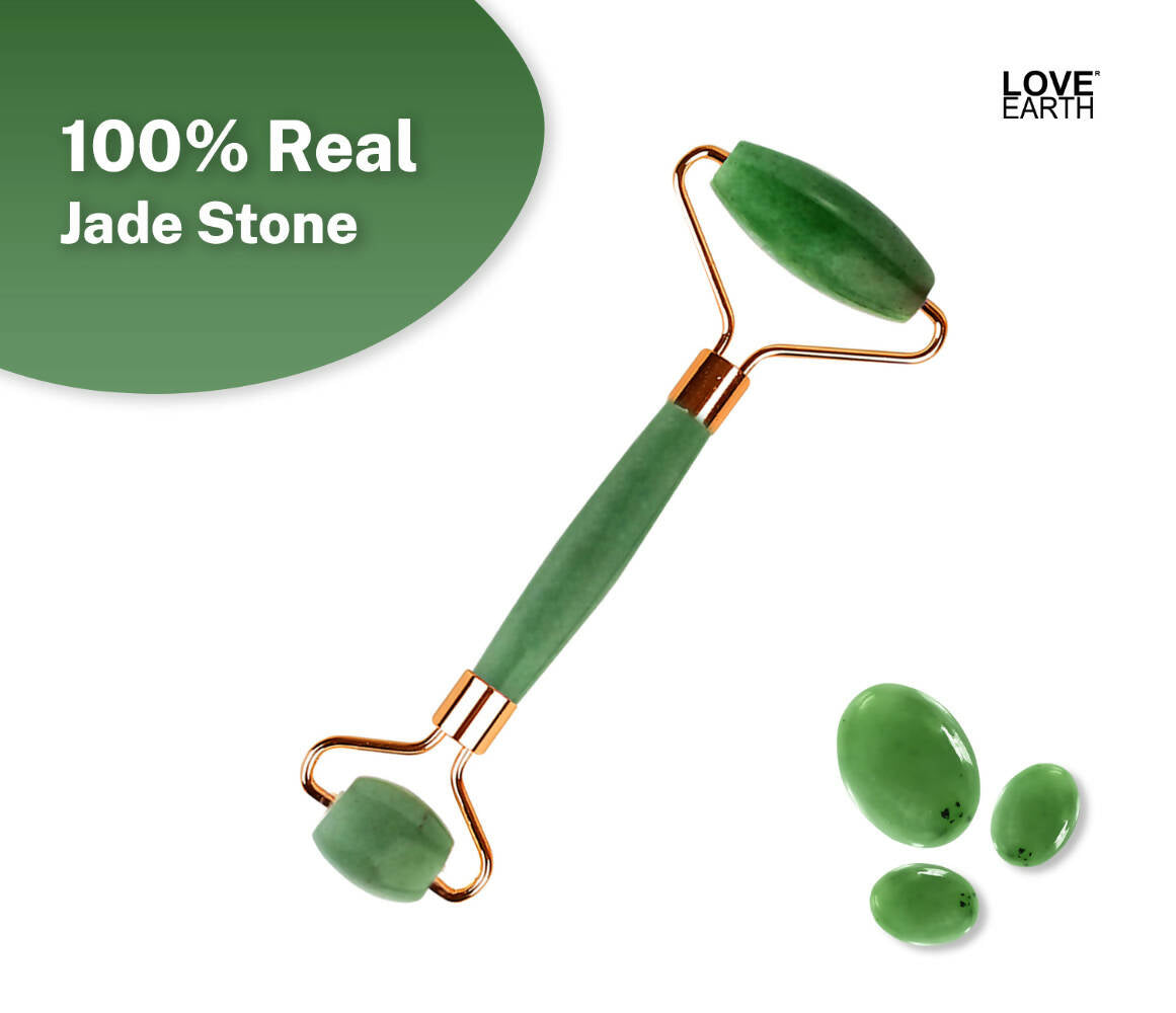 Love Earth Jade Face Roller - Distacart