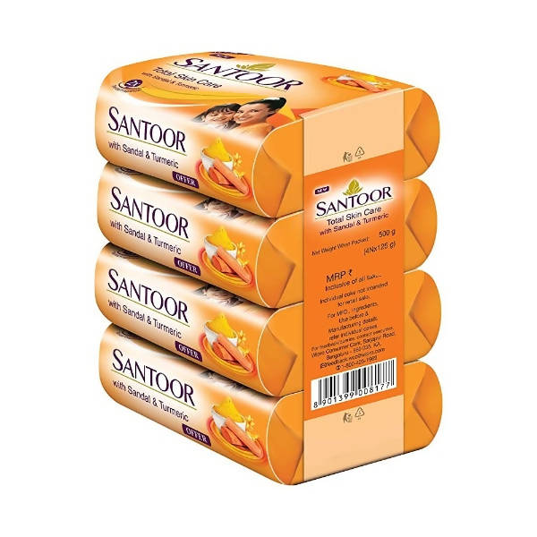 Santoor Sandal &amp; Turmeric Soap