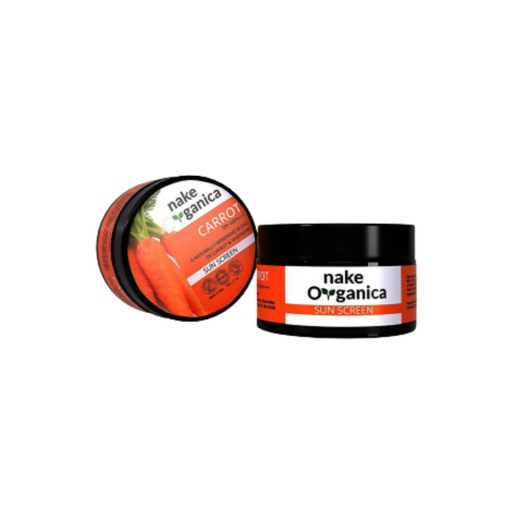 Nake Organica Carrot Sunscreen SPF40 PA+++ - Distacart