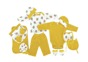 My Tiny Wear Full Sleeves New Born Baby Gift Set - Yellow - Distacart