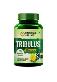 Thumbnail for Himalayan Organics Tribulus 1000 Mg/Serve, Reproductive Health Booster For Men: 120 Vegetarian Capsules