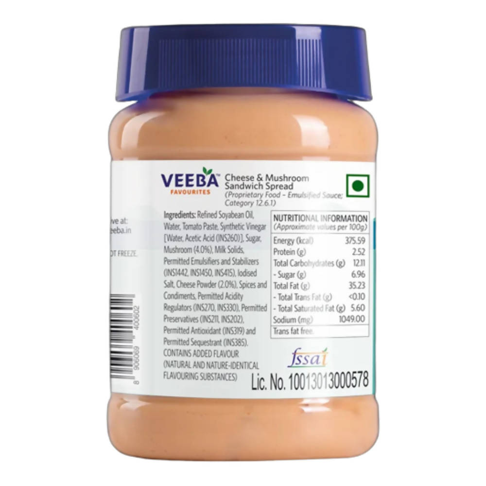 Veeba Cheese & Mushroom Sandwich Spread
