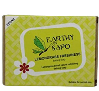Earthy Sapo Lemongrass Freshness Bathing Soap - Distacart