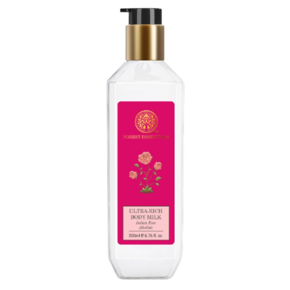 Forest Essentials Ultra-Rich Body Milk Indian Rose Absolute - Distacart
