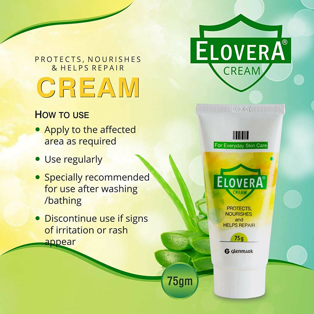 Glenmark Elovera Cream for Everyday Skin Care - Distacart