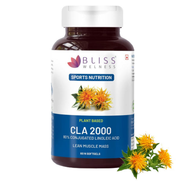 Bliss Welness CLA 2000 Softgel Capsules - Distacart