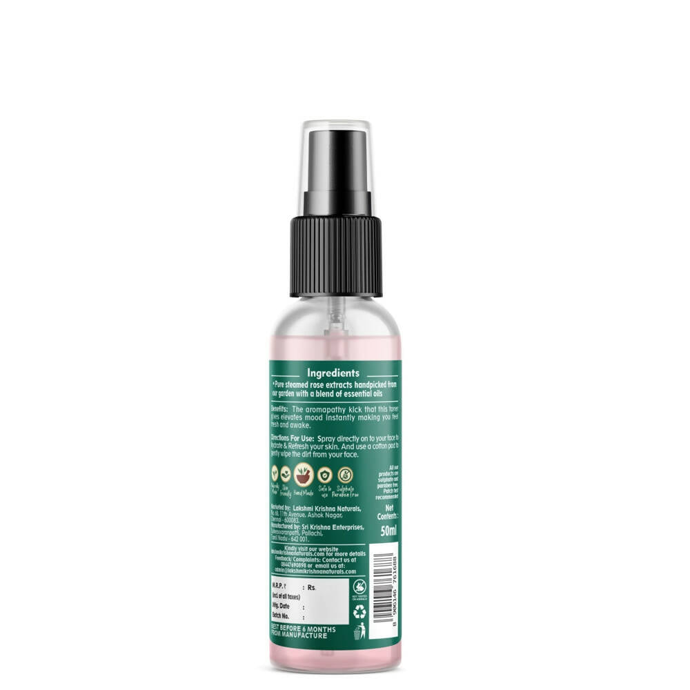 Lakshmi Krishna Naturals Wild Rose Toner - Distacart