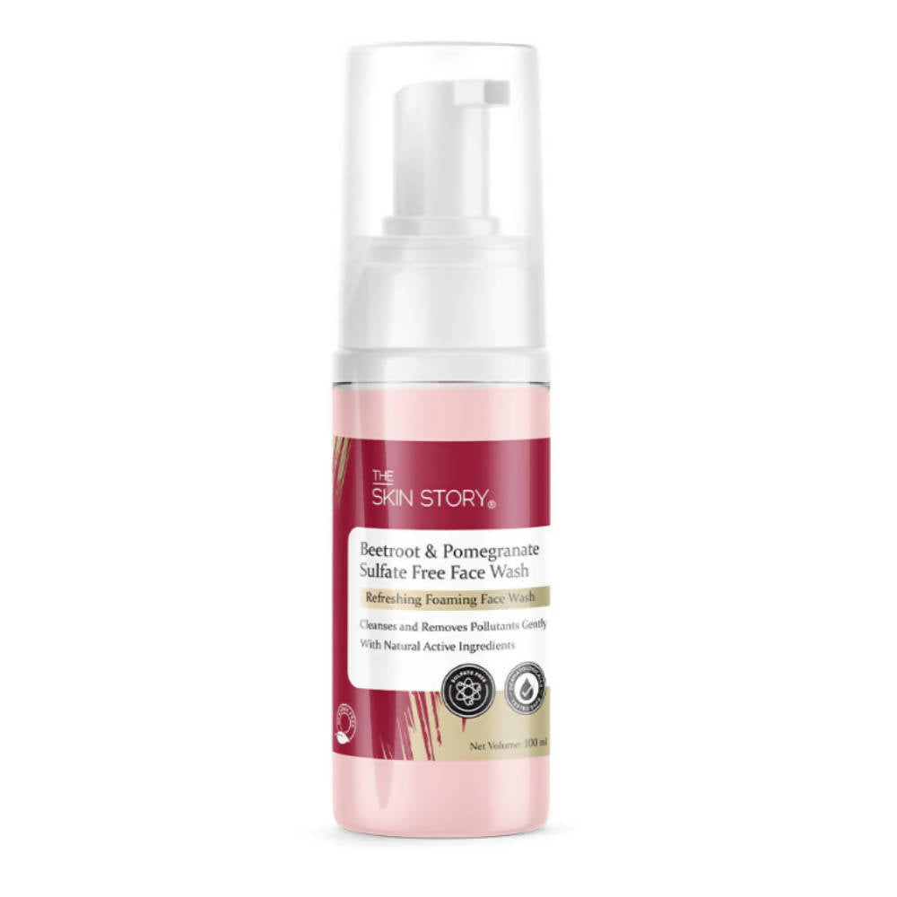 The Skin Story Beetroot & Pomegranate Sulfate Free Face wash - Distacart