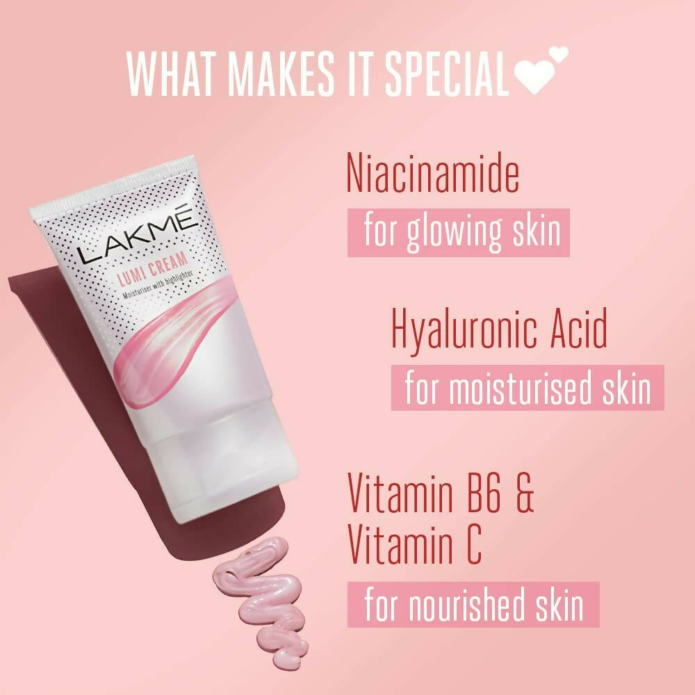 Lakme Lumi skin Moisturiser With Highlighter - Distacart