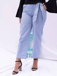 Thumbnail for Diva Globe Denim Straight Cut Trouser - Distacart